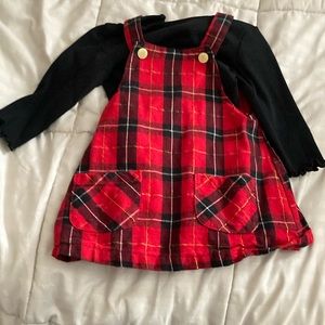 Black and red dress
